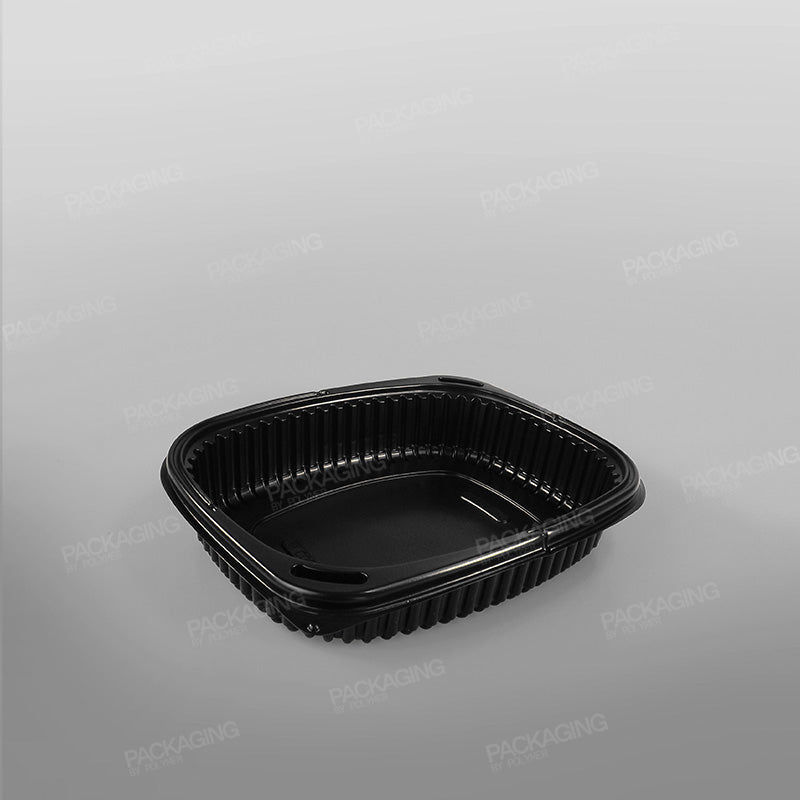 GPI Cookipack Black Microwavable Container