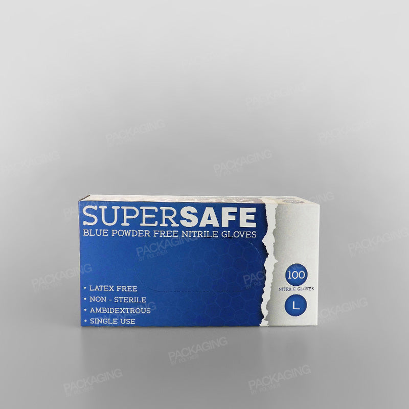 Nitrile Gloves Blue Powder Free