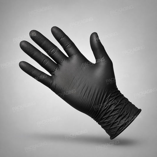 Nitrile Gloves Black Powder Free