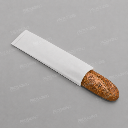 White Greaseproof Paper Bag Strung [Baguette]