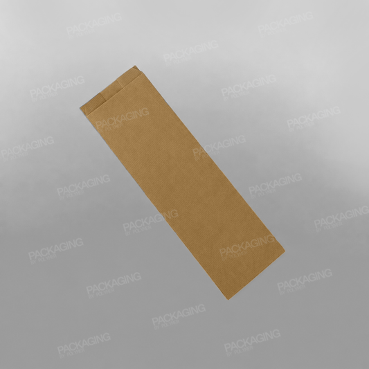 Kraft Ribbed Baguette Paper Bag - 4x6x13inch