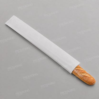 White Kraft Paper Bag Strung (French Stick)