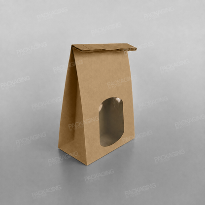 Paper Brown Window Bags