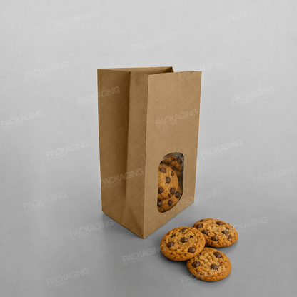 Paper Brown Window Bags