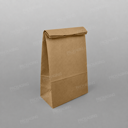 Brown Paper Grab Bag/ Take Away Bag, No Handles