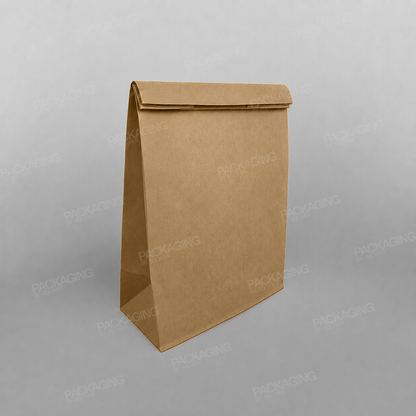 Brown Paper Grab Bag/ Take Away Bag, No Handles