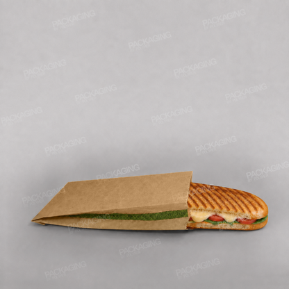 Brown Thermal Hot & Crispy Chip Bags - 127 x 177 x 254mm