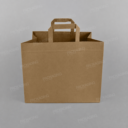 Brown Paper Carrier Bag Extra Wide