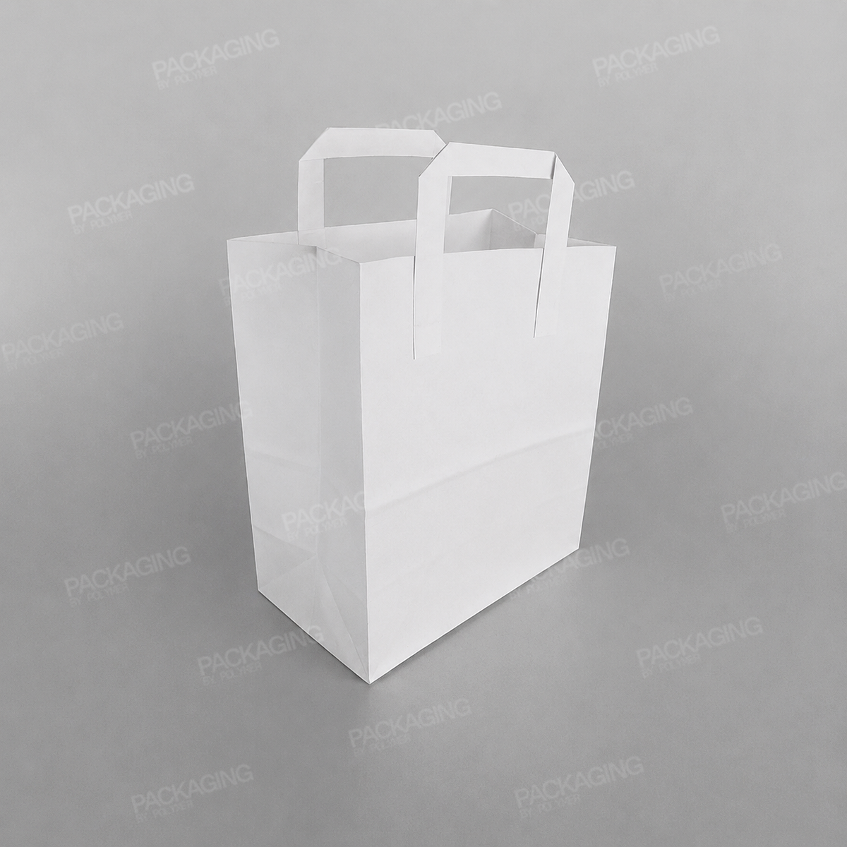 White Paper Carrier Bag