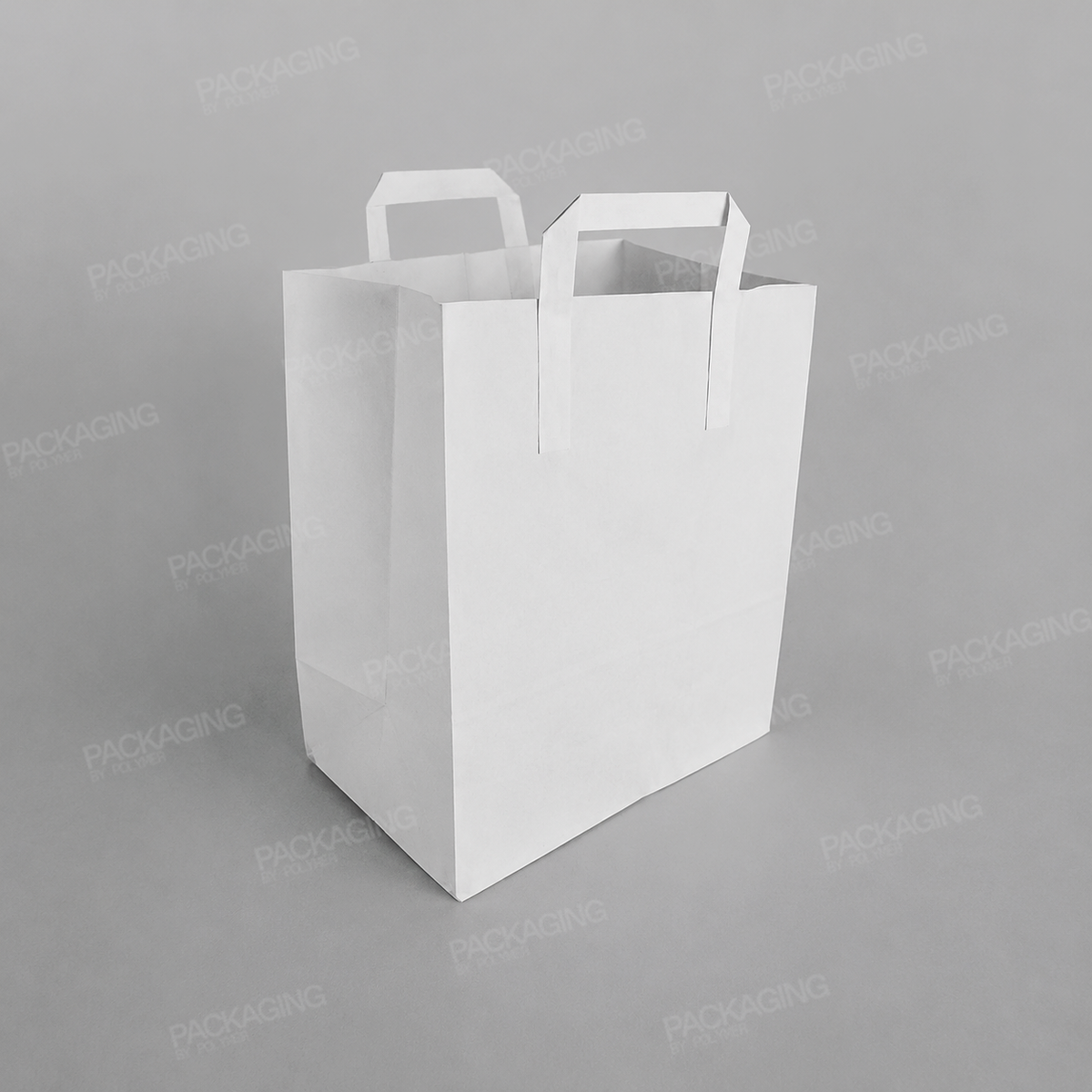 White Paper Carrier Bag
