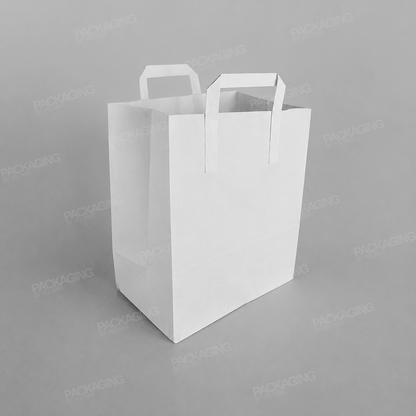 White Paper Carrier Bag