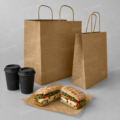 Premium Kraft Paper Bag Twisted Handle