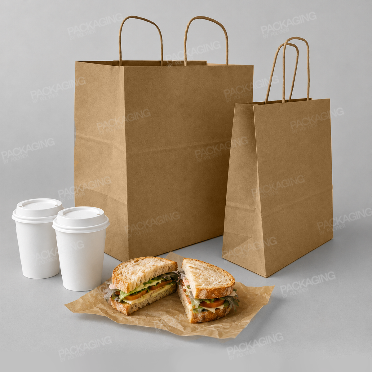 Premium Kraft Twisted Handle Paper Carrier Bag