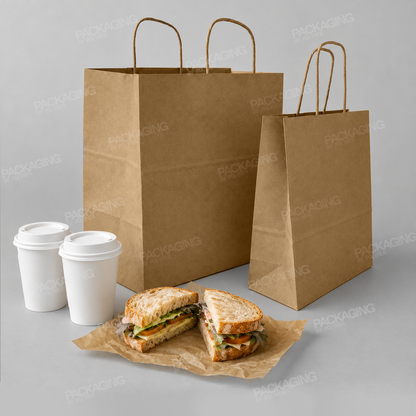 Premium Kraft Twisted Handle Paper Carrier Bag