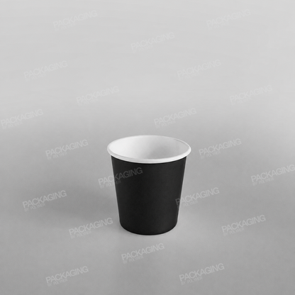Hippo Black Single Wall Paper Cup
