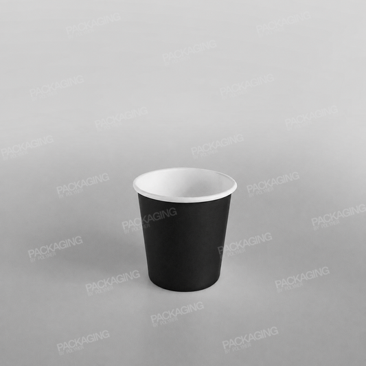 Hippo Black Single Wall Paper Cup