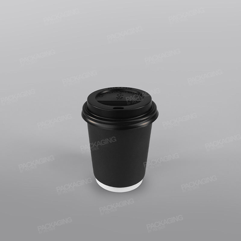 Hippo Black Double Wall Paper Cup
