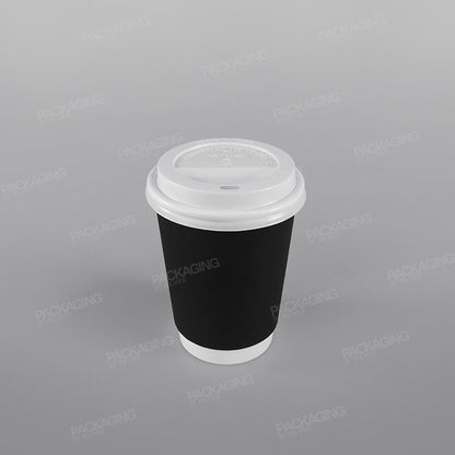 Hippo Hot Plastic Lid - White Domed