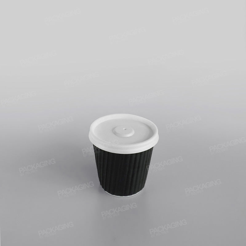 Black Ripple Paper Cup Hot