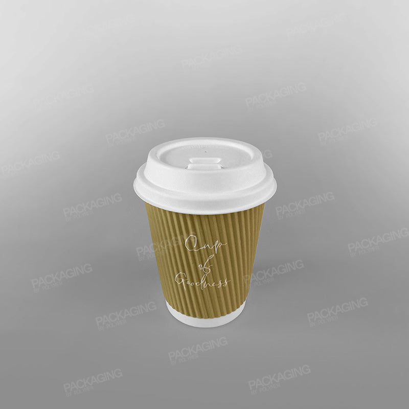 Ripple Kraft Paper Cup Hot - Various Colours