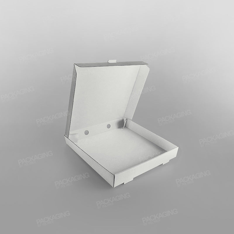 Pizza Box White Plain, Square [Alternative]