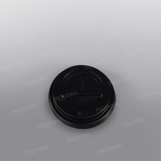 Hippo Hot Plastic Lid - Black Domed