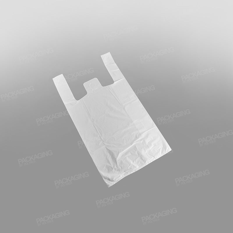 White Plastic Vest Carrier Bag