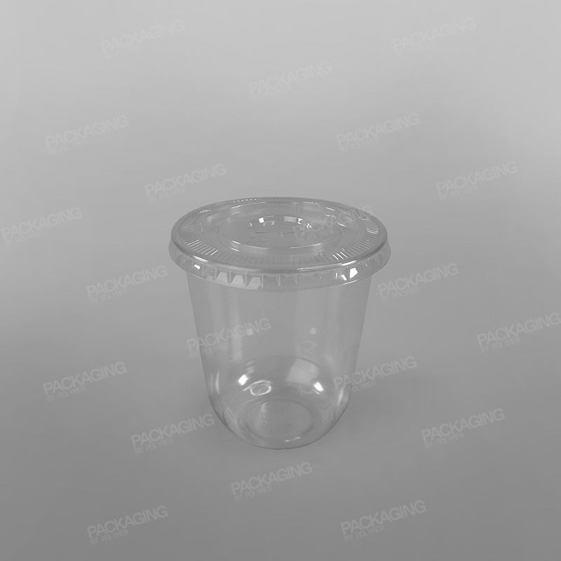 Clear PET U Shape/ Bubble Tea Cup