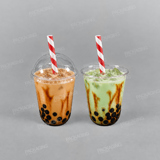 Clear PET U Shape/ Bubble Tea Cup