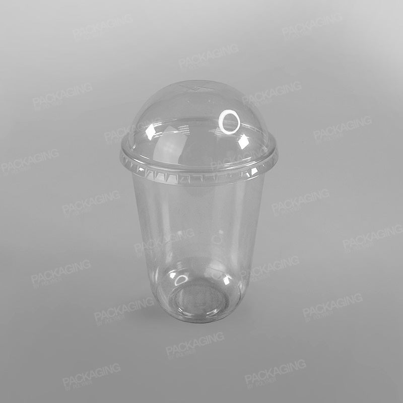 Clear PET U Shape/ Bubble Tea Cup