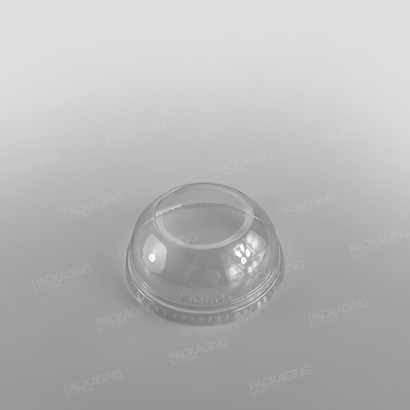 Solo Plastic Lid Domed, Extra Wide Hole [To Fit 12oz & 20oz Cups - PLC03, PLC06]