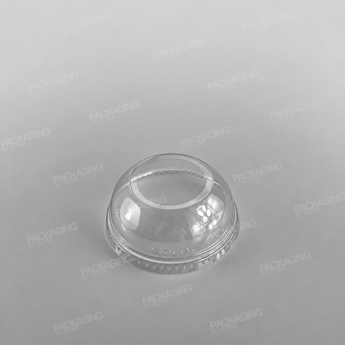 Solo Plastic Lid Domed, Extra Wide Hole [To Fit 12oz & 20oz Cups - PLC03, PLC06]