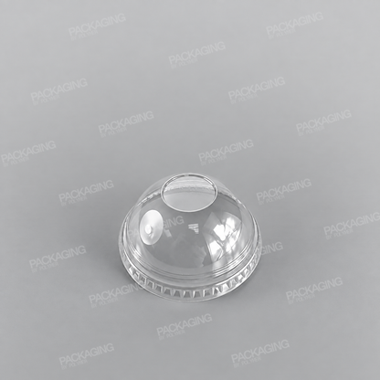 Somoplast Clear Domed Lid Closed/No Hole