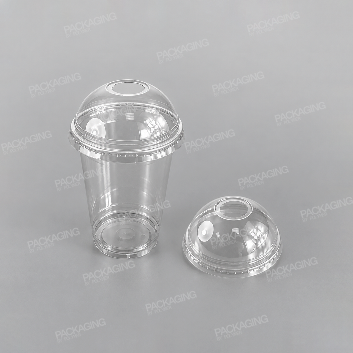 Somoplast Plastic Clear Domed Lid
