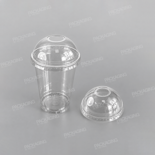 Somoplast Plastic Clear Domed Lid