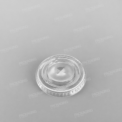 Somoplast Plastic Clear Flat Lid Straw Slot