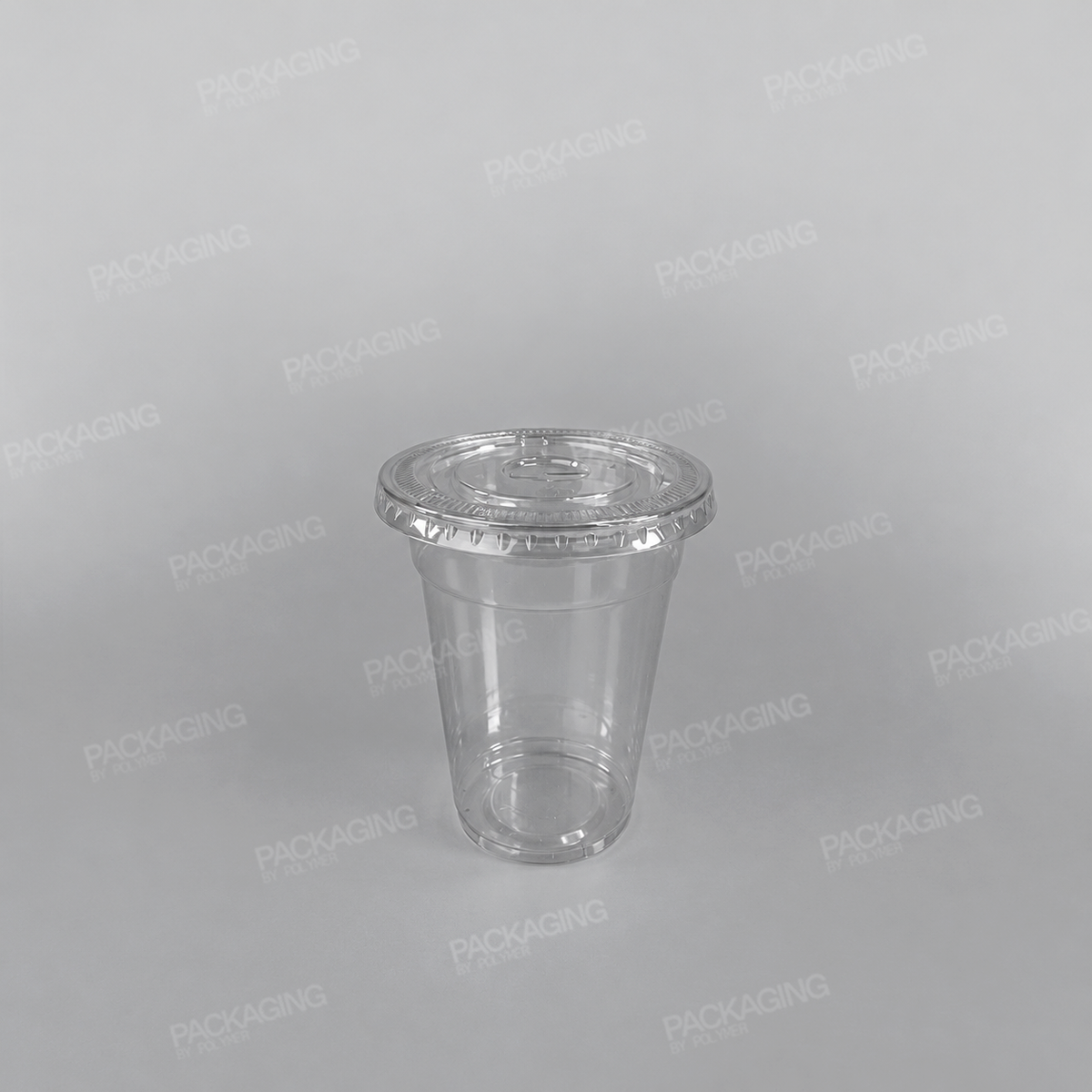 Recycled Plastic Flat Lid With Straw Slot To Fit 9oz Cup PLC09G