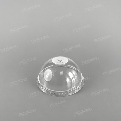 Somoplast Clear Domed Lid With Straw Slot To Fit 400ml,500ml & 660ml Cups