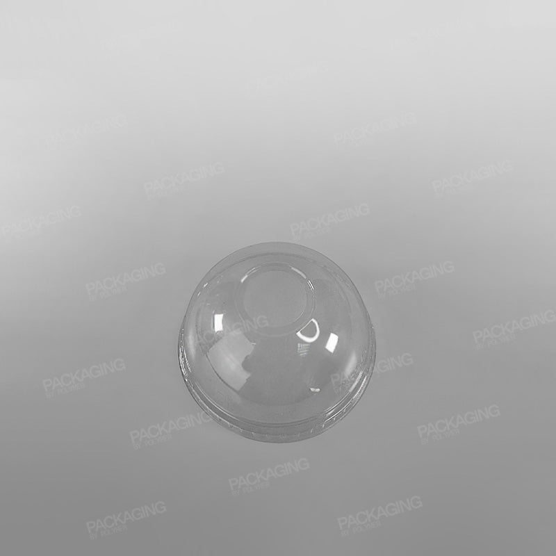 Recycled Plastic Domed Lid With Hole To Fit 12oz Cup PLC11G