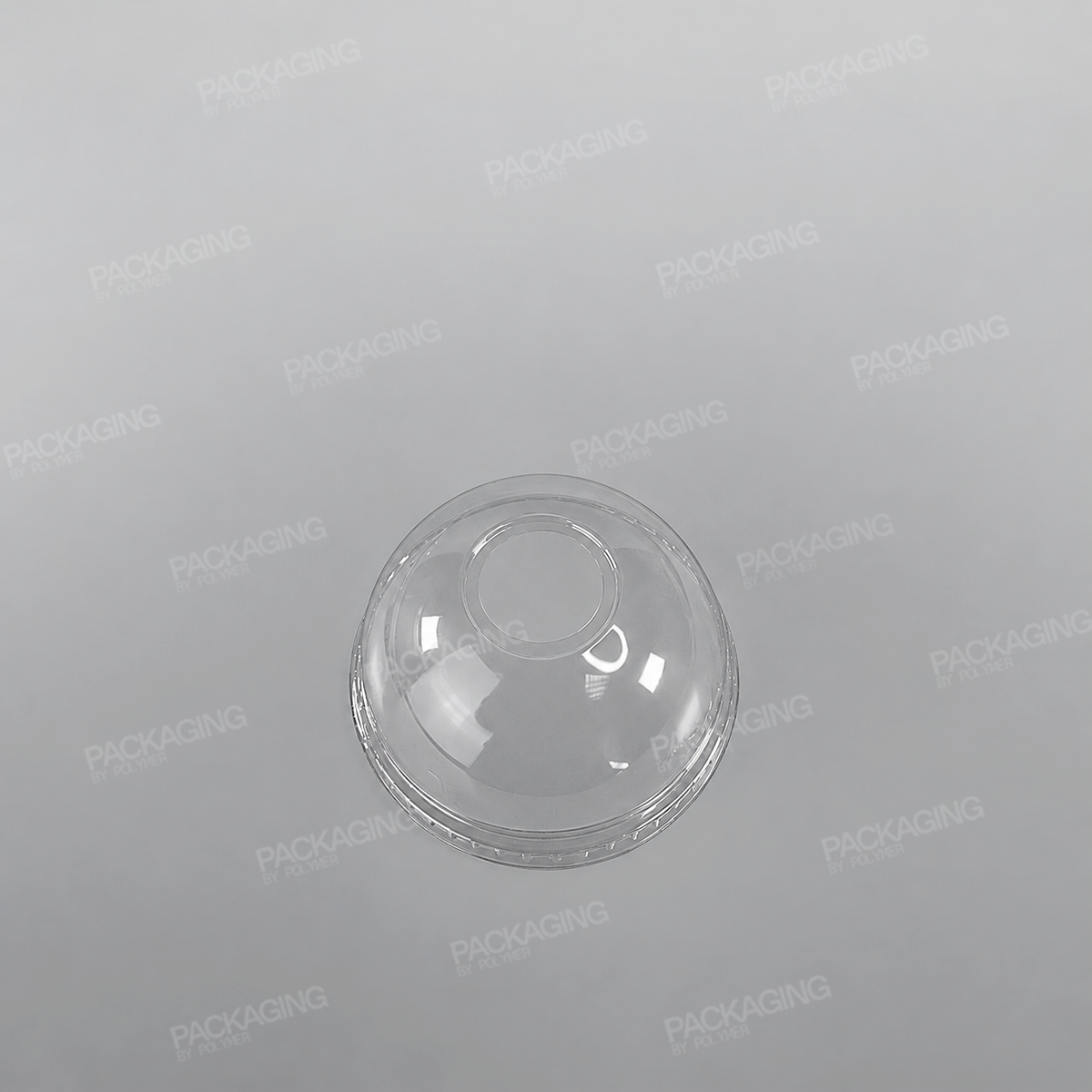 Recycled Plastic Domed Lid With Hole To Fit 12oz Cup PLC11G