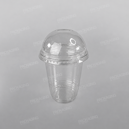 Recycled Plastic Domed Lid With Hole To Fit 12oz Cup PLC11G
