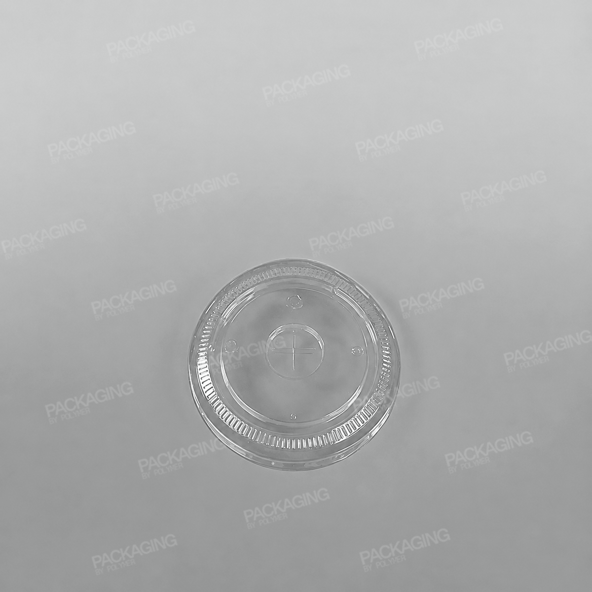Recycled Plastic Flat Lid With Straw Slot To Fit 12oz Cup PLC11G