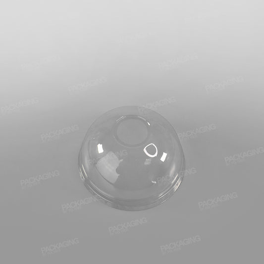 Recycled Plastic Domed Lid With Hole To Fit 16-20oz Cups PLC12G, PLC13G