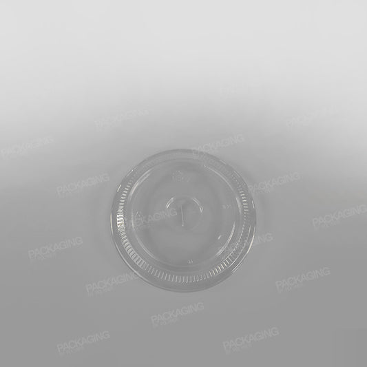 Recycled Plastic Flat Lid With Straw Slot To Fit 16-20oz Cups PLC12G, PLC13G