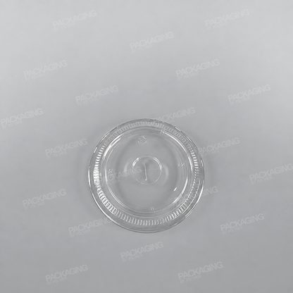 Recycled Plastic Flat Lid With Straw Slot To Fit 16-20oz Cups PLC12G, PLC13G