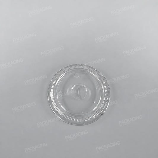 Recycled Plastic Flat Lid With Straw Slot To Fit 16-20oz Cups PLC12G, PLC13G