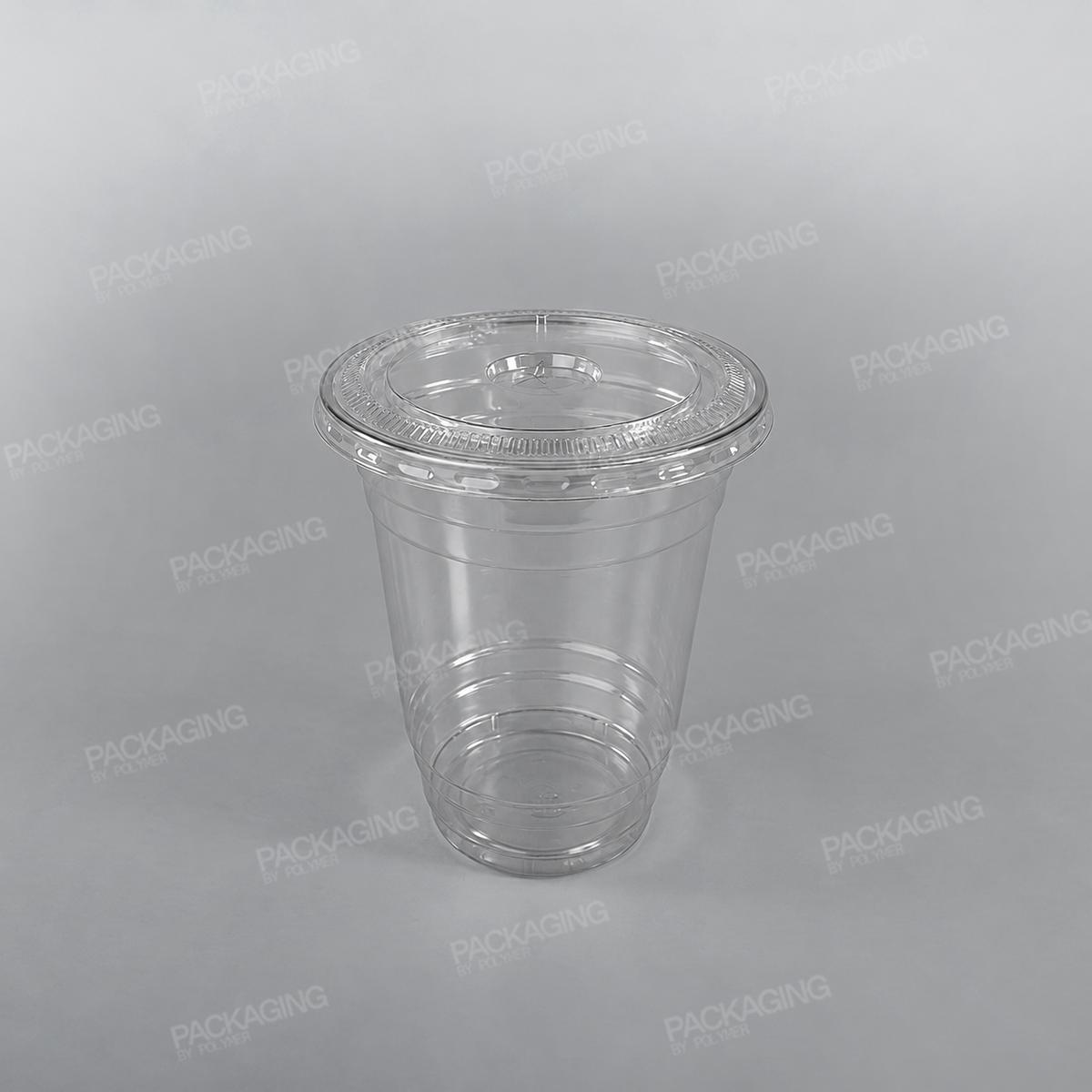 Recycled Plastic Flat Lid With Straw Slot To Fit 16-20oz Cups PLC12G, PLC13G