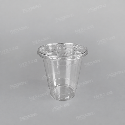 Dispo PLA Straw Slot Flat Lid To Fit Dispo PLA Smoothie Cups [9-20oz]
