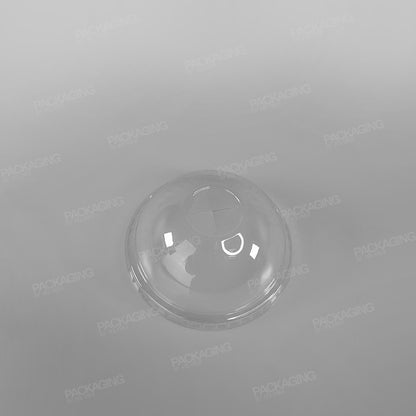 Clear PET Domed Lid For U Shape Bubble Tea Cup