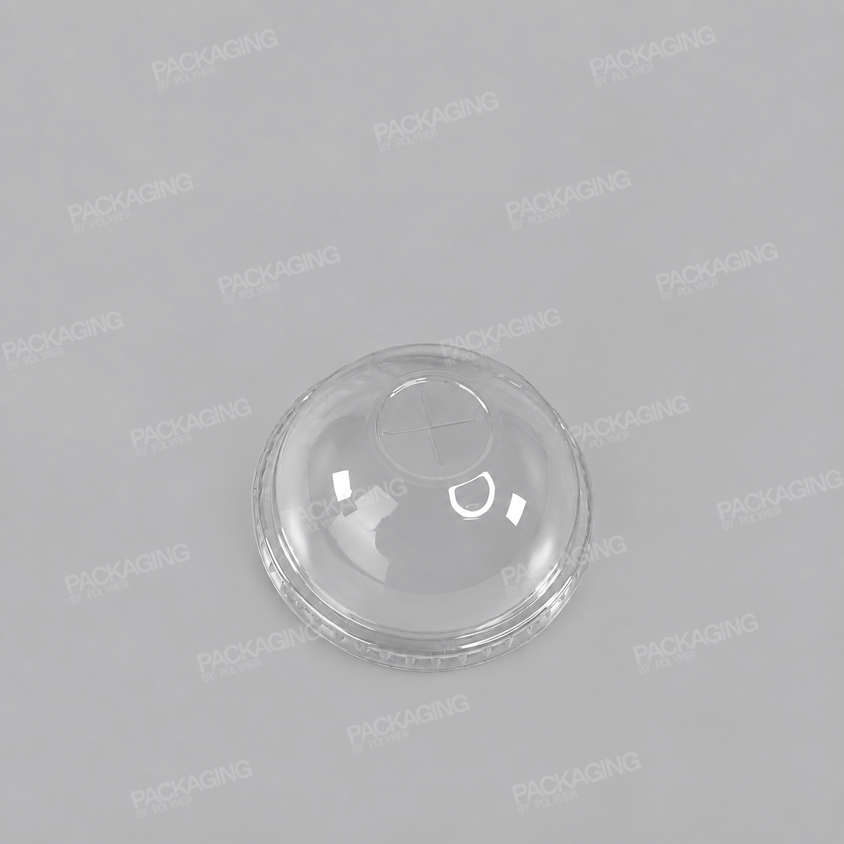 Clear PET Domed Lid For U Shape Bubble Tea Cup